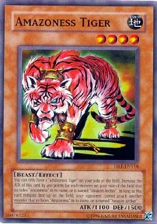 Amazoness Tiger (DR1-EN118) - Dark Revelation Volume 1 Unlimited - Premium Yugioh Single from Konami - Just $0.40! Shop now at Game Crave Tournament Store