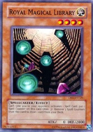 Royal Magical Library (DR1-EN129) - Dark Revelation Volume 1 Unlimited - Premium Yugioh Single from Konami - Just $0.30! Shop now at Game Crave Tournament Store