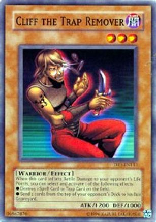 Cliff the Trap Remover (DR1-EN133) - Dark Revelation Volume 1 Unlimited - Premium Yugioh Single from Konami - Just $0.91! Shop now at Game Crave Tournament Store