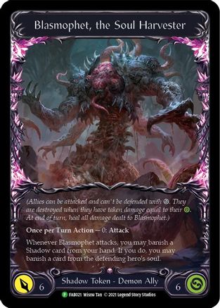 Blasmophet, the Soul Harvester (FAB021) (FAB021) - Flesh and Blood: Promo Cards Cold Foil - Premium Flesh And Blood Single from Legend Story Studios - Just $96.60! Shop now at Game Crave Tournament Store