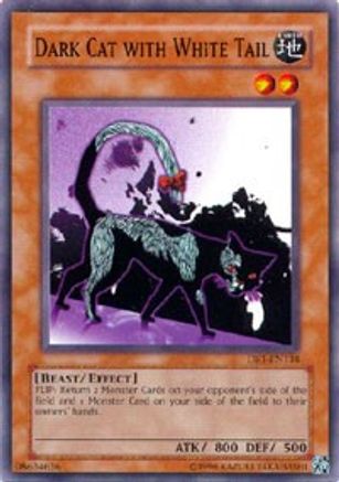 Dark Cat with White Tail (DR1-EN138) - Dark Revelation Volume 1 Unlimited - Premium Yugioh Single from Konami - Just $0.39! Shop now at Game Crave Tournament Store