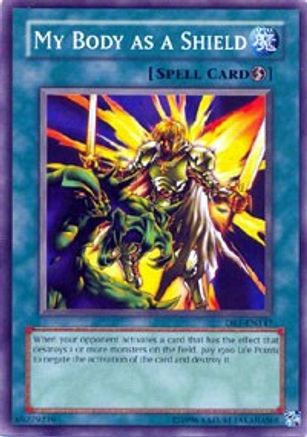 My Body as a Shield (DR1-EN147) - Dark Revelation Volume 1 Unlimited - Premium Yugioh Single from Konami - Just $0.93! Shop now at Game Crave Tournament Store