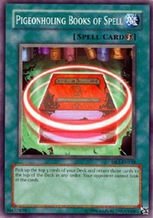 Pigeonholing Books of Spell (DR1-EN148) - Dark Revelation Volume 1 Unlimited - Premium Yugioh Single from Konami - Just $0.25! Shop now at Game Crave Tournament Store