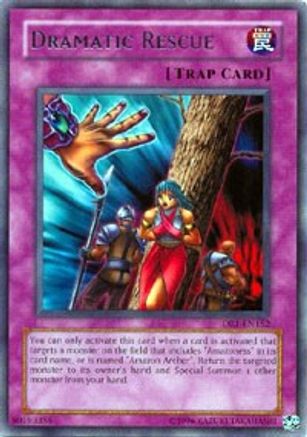 Dramatic Rescue (DR1-EN152) - Dark Revelation Volume 1 Unlimited - Premium Yugioh Single from Konami - Just $0.40! Shop now at Game Crave Tournament Store