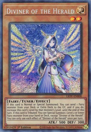 Diviner of the Herald (LIOV-EN000) - Lightning Overdrive 1st Edition - Premium Yugioh Single from Konami - Just $3.53! Shop now at Game Crave Tournament Store