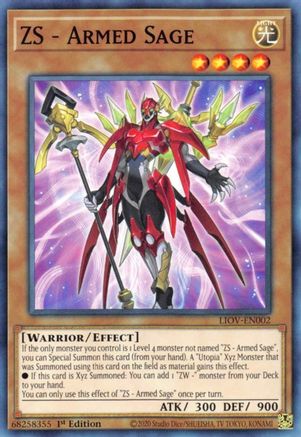 ZS - Armed Sage (LIOV-EN002) - Lightning Overdrive 1st Edition - Premium Yugioh Single from Konami - Just $0.25! Shop now at Game Crave Tournament Store