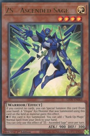 ZS - Ascended Sage (LIOV-EN003) - Lightning Overdrive 1st Edition - Premium Yugioh Single from Konami - Just $0.38! Shop now at Game Crave Tournament Store