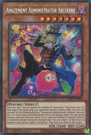 Amazement Administrator Arlekino (LIOV-EN006) - Lightning Overdrive 1st Edition - Premium Yugioh Single from Konami - Just $1.37! Shop now at Game Crave Tournament Store