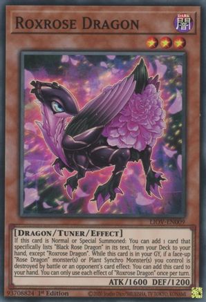 Roxrose Dragon (LIOV-EN009) - Lightning Overdrive 1st Edition - Premium Yugioh Single from Konami - Just $0.31! Shop now at Game Crave Tournament Store