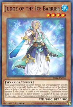 Judge of the Ice Barrier (LIOV-EN020) - Lightning Overdrive 1st Edition - Premium Yugioh Single from Konami - Just $0.25! Shop now at Game Crave Tournament Store
