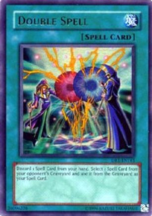 Double Spell (DR1-EN161) - Dark Revelation Volume 1 Unlimited - Premium Yugioh Single from Konami - Just $1.22! Shop now at Game Crave Tournament Store