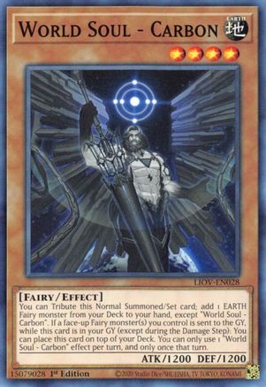 World Soul - Carbon (LIOV-EN028) - Lightning Overdrive 1st Edition - Premium Yugioh Single from Konami - Just $0.25! Shop now at Game Crave Tournament Store