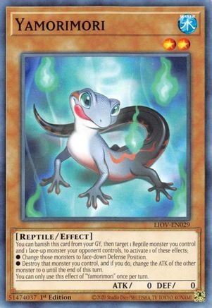 Yamorimori (LIOV-EN029) - Lightning Overdrive 1st Edition - Premium Yugioh Single from Konami - Just $0.25! Shop now at Game Crave Tournament Store