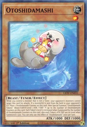 Otoshidamashi (LIOV-EN031) - Lightning Overdrive 1st Edition - Premium Yugioh Single from Konami - Just $0.25! Shop now at Game Crave Tournament Store