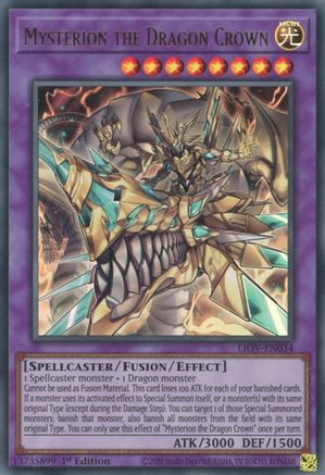 Mysterion the Dragon Crown (LIOV-EN034) - Lightning Overdrive 1st Edition - Premium Yugioh Single from Konami - Just $0.45! Shop now at Game Crave Tournament Store