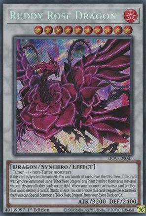 Ruddy Rose Dragon (LIOV-EN035) - Lightning Overdrive 1st Edition - Premium Yugioh Single from Konami - Just $1.86! Shop now at Game Crave Tournament Store