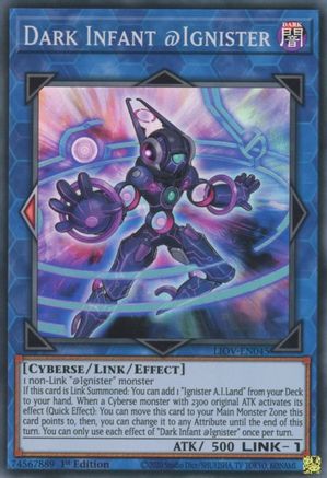 Dark Infant @Ignister (LIOV-EN045) - Lightning Overdrive 1st Edition - Premium Yugioh Single from Konami - Just $0.25! Shop now at Game Crave Tournament Store