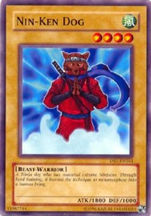 Nin-Ken Dog (DR1-EN164) - Dark Revelation Volume 1 Unlimited - Premium Yugioh Single from Konami - Just $0.25! Shop now at Game Crave Tournament Store