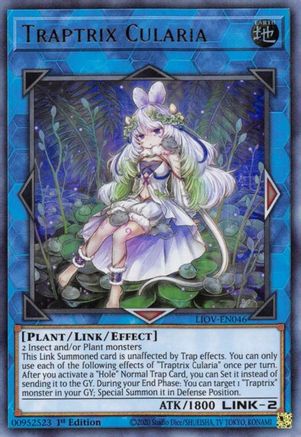 Traptrix Cularia (LIOV-EN046) - Lightning Overdrive 1st Edition - Premium Yugioh Single from Konami - Just $0.94! Shop now at Game Crave Tournament Store