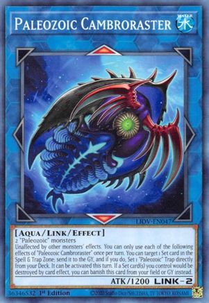 Paleozoic Cambroraster (LIOV-EN047) - Lightning Overdrive 1st Edition - Premium Yugioh Single from Konami - Just $0.25! Shop now at Game Crave Tournament Store