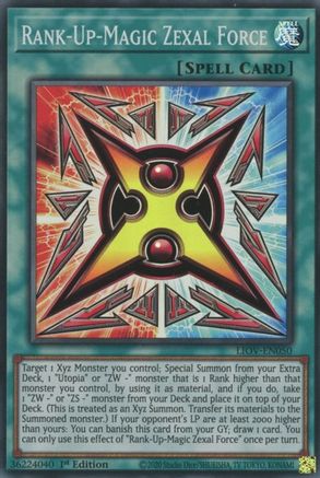 Rank-Up-Magic Zexal Force (LIOV-EN050) - Lightning Overdrive 1st Edition - Premium Yugioh Single from Konami - Just $0.26! Shop now at Game Crave Tournament Store