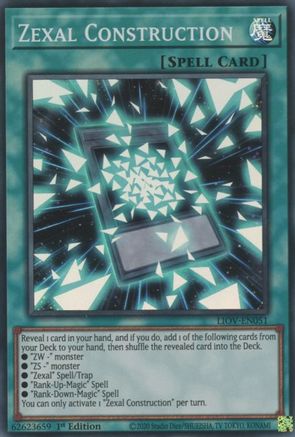 Zexal Construction (LIOV-EN051) - Lightning Overdrive 1st Edition - Premium Yugioh Single from Konami - Just $0.25! Shop now at Game Crave Tournament Store