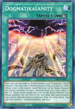 Dogmatikalamity (LIOV-EN053) - Lightning Overdrive 1st Edition - Premium Yugioh Single from Konami - Just $0.35! Shop now at Game Crave Tournament Store