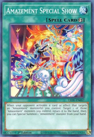 Amazement Special Show (LIOV-EN057) - Lightning Overdrive 1st Edition - Premium Yugioh Single from Konami - Just $0.08! Shop now at Game Crave Tournament Store