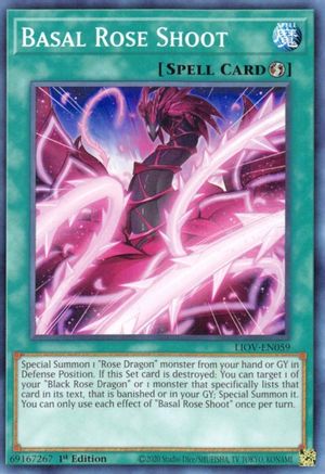 Basal Rose Shoot (LIOV-EN059) - Lightning Overdrive 1st Edition - Premium Yugioh Single from Konami - Just $0.25! Shop now at Game Crave Tournament Store