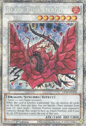 Black Rose Dragon (Starlight Rare) (LIOV-EN100) - Lightning Overdrive 1st Edition - Premium Yugioh Single from Konami - Just $136.68! Shop now at Game Crave Tournament Store
