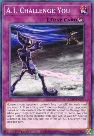 A.I. Challenge You (LIOV-EN076) - Lightning Overdrive 1st Edition - Premium Yugioh Single from Konami - Just $0.25! Shop now at Game Crave Tournament Store