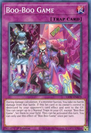 Boo-Boo Game (LIOV-EN079) - Lightning Overdrive 1st Edition - Premium Yugioh Single from Konami - Just $0.25! Shop now at Game Crave Tournament Store