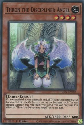 Thron the Disciplined Angel (LIOV-EN082) - Lightning Overdrive 1st Edition - Premium Yugioh Single from Konami - Just $0.25! Shop now at Game Crave Tournament Store