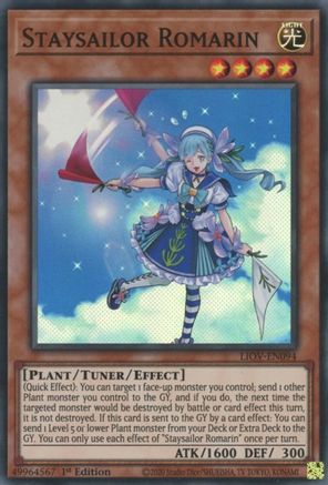 Staysailor Romarin (LIOV-EN094) - Lightning Overdrive 1st Edition - Premium Yugioh Single from Konami - Just $0.25! Shop now at Game Crave Tournament Store