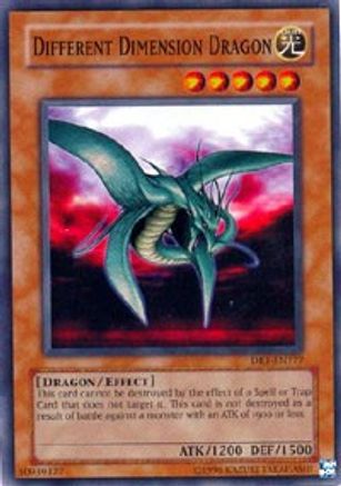 Different Dimension Dragon (DR1-EN177) - Dark Revelation Volume 1 Unlimited - Premium Yugioh Single from Konami - Just $0.70! Shop now at Game Crave Tournament Store