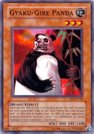 Gyaku-Gire Panda (DR1-EN183) - Dark Revelation Volume 1 Unlimited - Premium Yugioh Single from Konami - Just $0.94! Shop now at Game Crave Tournament Store