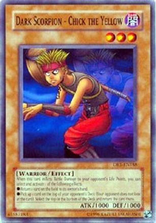 Dark Scorpion - Chick the Yellow (DR1-EN188) - Dark Revelation Volume 1 Unlimited - Premium Yugioh Single from Konami - Just $0.25! Shop now at Game Crave Tournament Store