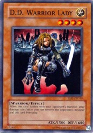 D.D. Warrior Lady (DR1-EN189) - Dark Revelation Volume 1 Unlimited - Premium Yugioh Single from Konami - Just $10.71! Shop now at Game Crave Tournament Store