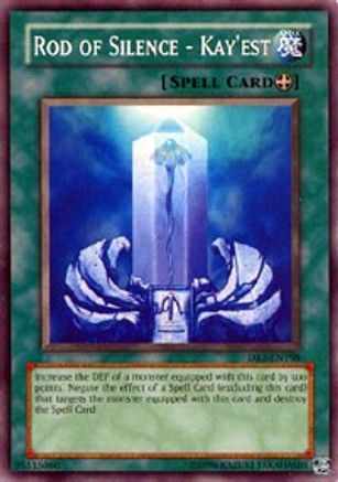 Rod of Silence - Kay'est (DR1-EN198) - Dark Revelation Volume 1 Unlimited - Premium Yugioh Single from Konami - Just $0.08! Shop now at Game Crave Tournament Store