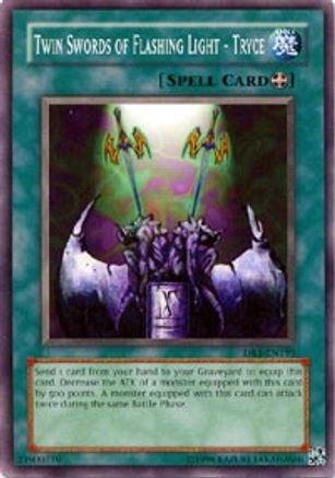 Twin Swords of Flashing Light - Tryce (DR1-EN199) - Dark Revelation Volume 1 Unlimited - Premium Yugioh Single from Konami - Just $0.46! Shop now at Game Crave Tournament Store