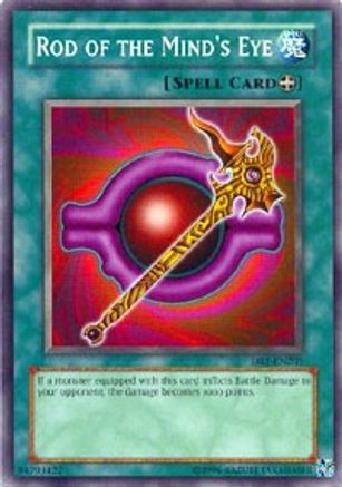 Rod of the Mind's Eye (DR1-EN201) - Dark Revelation Volume 1 Unlimited - Premium Yugioh Single from Konami - Just $0.25! Shop now at Game Crave Tournament Store