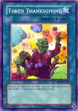 Token Thanksgiving (DR1-EN203) - Dark Revelation Volume 1 Unlimited - Premium Yugioh Single from Konami - Just $1.33! Shop now at Game Crave Tournament Store