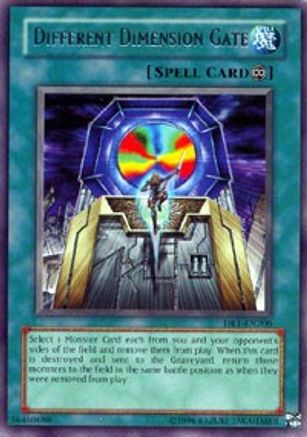 Different Dimension Gate (DR1-EN206) - Dark Revelation Volume 1 Unlimited - Premium Yugioh Single from Konami - Just $0.29! Shop now at Game Crave Tournament Store