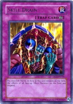 Skill Drain (DR1-EN211) - Dark Revelation Volume 1 Unlimited - Premium Yugioh Single from Konami - Just $0.86! Shop now at Game Crave Tournament Store