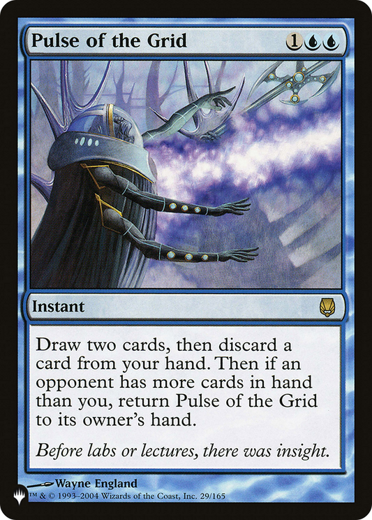 Pulse of the Grid (PLIST-1028) - The List - Premium MTG Single from Wizards of the Coast - Just $0.09! Shop now at Game Crave Tournament Store