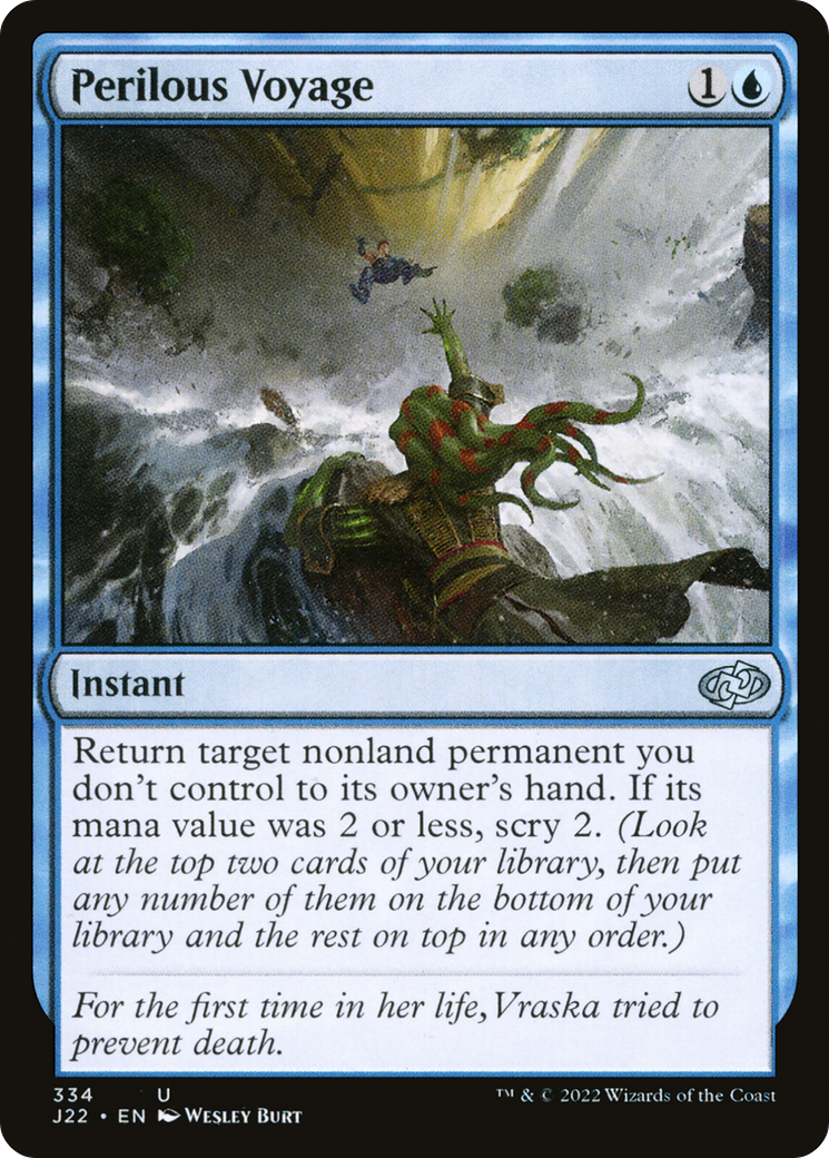 Perilous Voyage (J22-334) - Jumpstart 2022 - Premium MTG Single from Wizards of the Coast - Just $0.08! Shop now at Game Crave Tournament Store