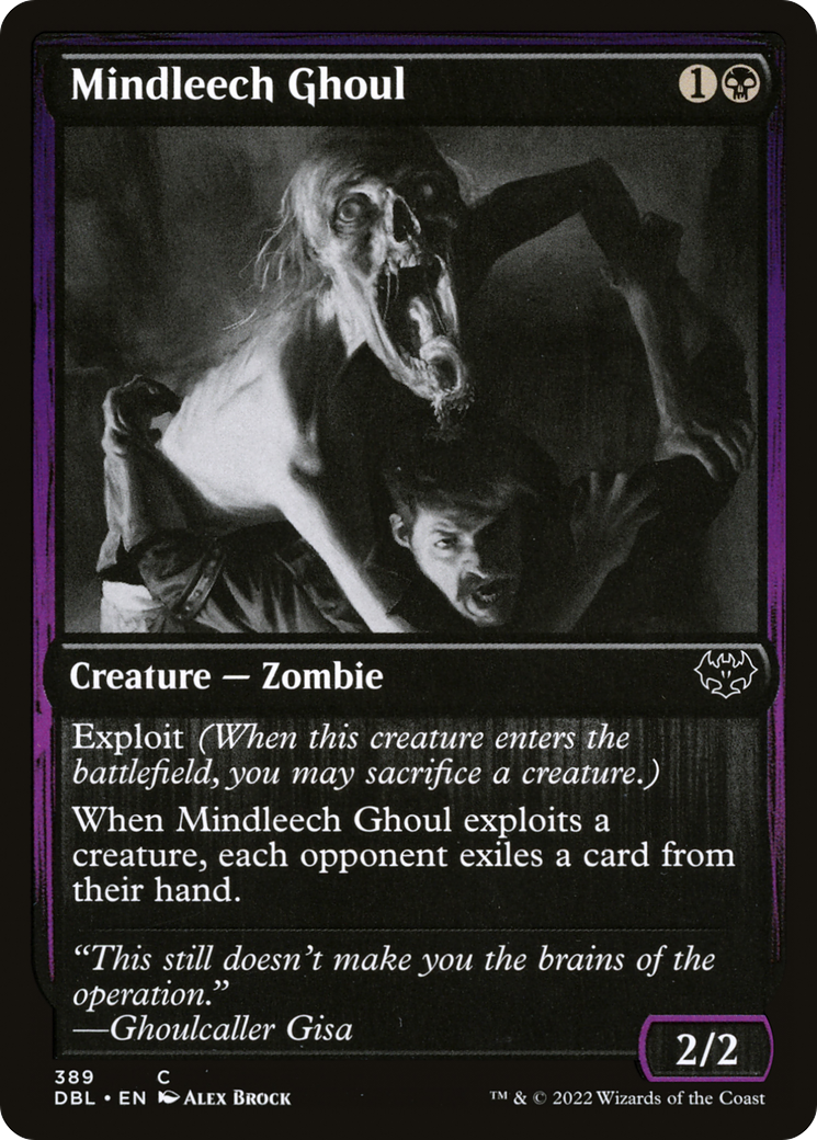 Mindleech Ghoul (DBL-389) - Innistrad: Double Feature - Premium MTG Single from Wizards of the Coast - Just $0.08! Shop now at Game Crave Tournament Store