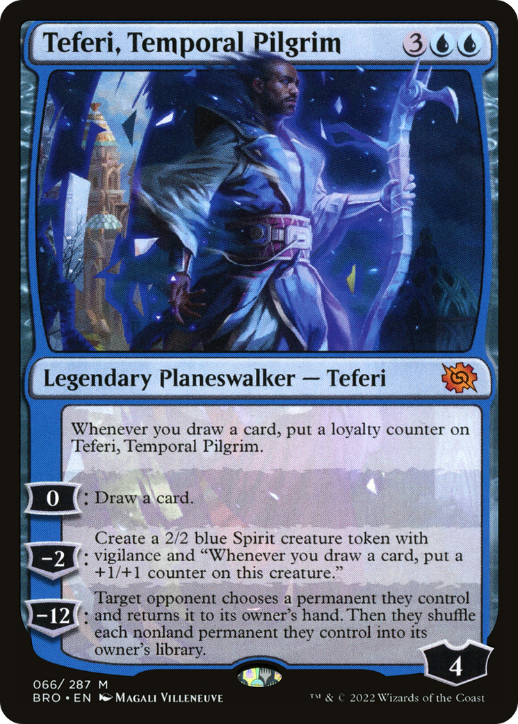 Teferi, Temporal Pilgrim (BRO-066) - The Brothers' War - Premium MTG Single from Wizards of the Coast - Just $1.13! Shop now at Game Crave Tournament Store
