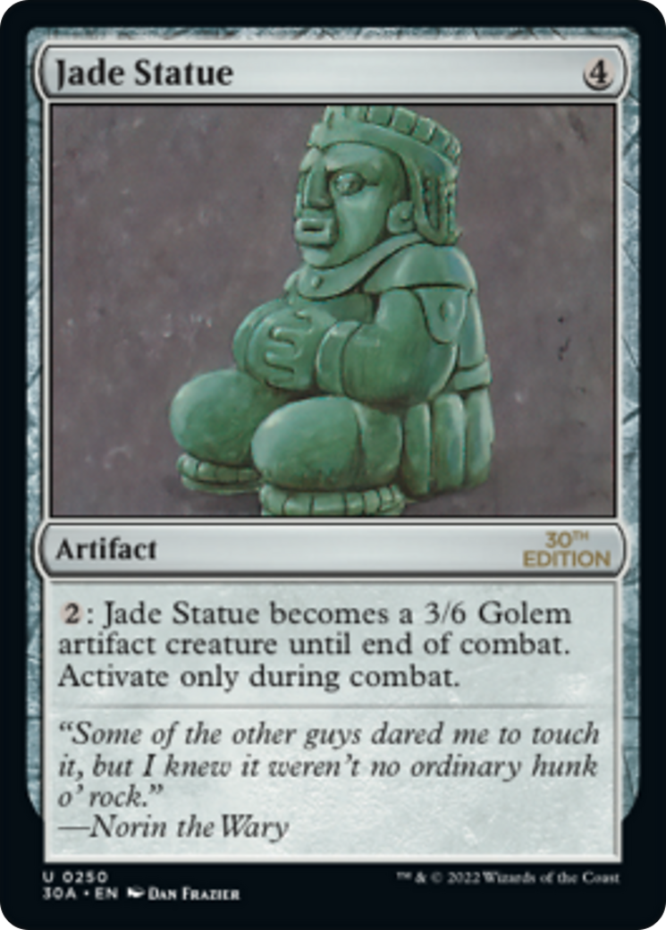 Jade Statue (30A-250) - 30th Anniversary Edition - Premium MTG Single from Wizards of the Coast - Just $3.99! Shop now at Game Crave Tournament Store