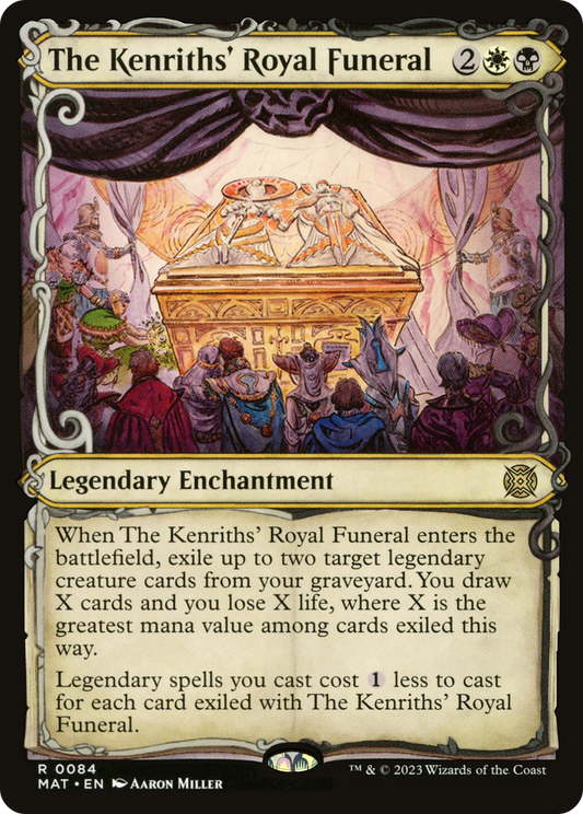 The Kenriths' Royal Funeral (MAT-084) - March of the Machine: The Aftermath: (Showcase) Foil - Premium MTG Single from Wizards of the Coast - Just $0.08! Shop now at Game Crave Tournament Store